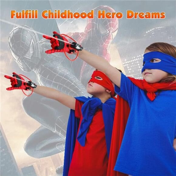 Water Guns, economy LED Spider Web Shooters Toy, Superhero Squirt Guns, Summer - Picture 5 of 7